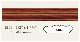 Small Crown RTF Molding - M04